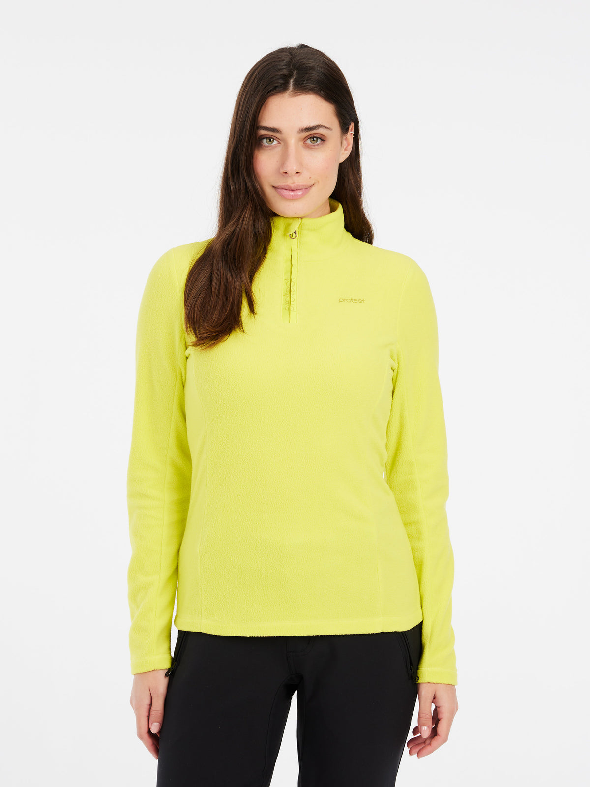 PROTEST MUTEZ 1/4 zip top | Limone