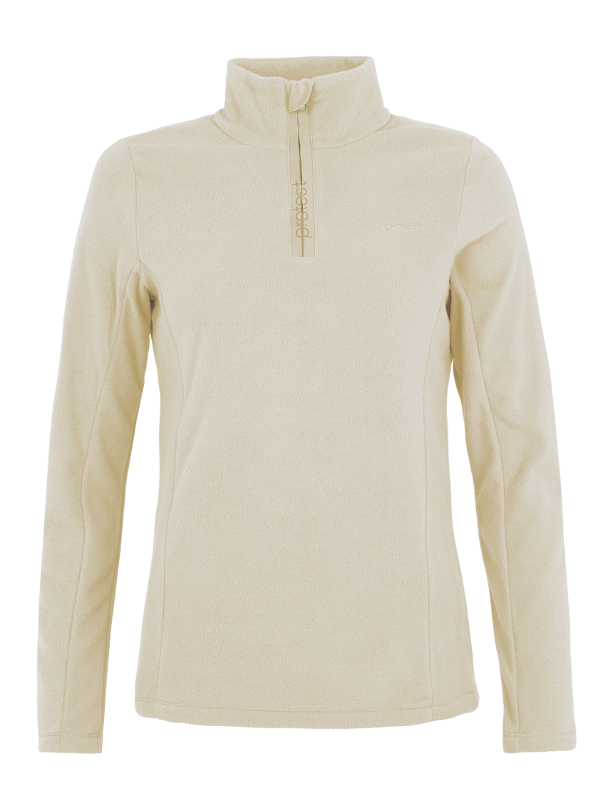 PROTEST MUTEZ 1/4 Zip Top | BambooBeige