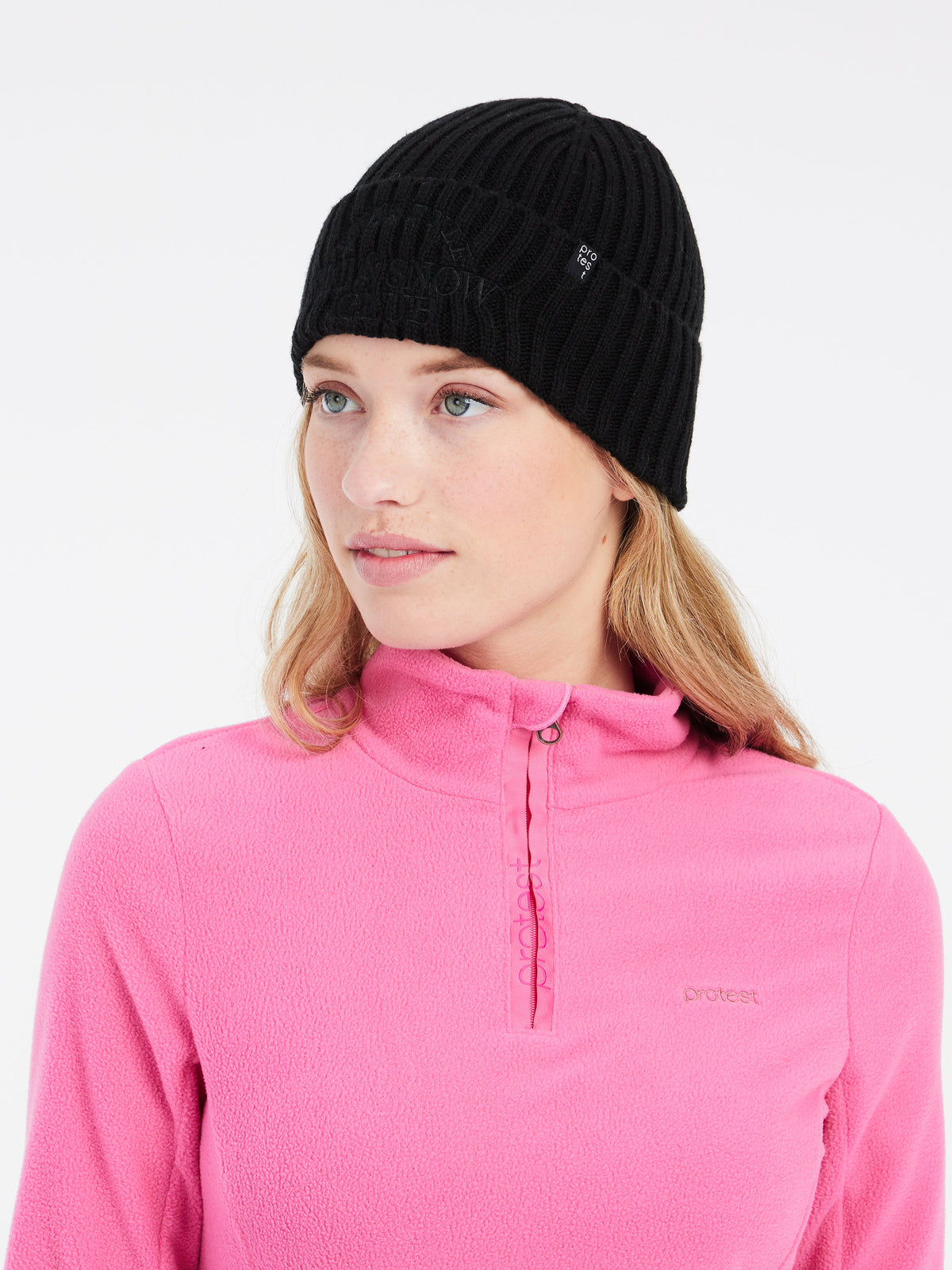 PROTEST MUTEZ 1/4 zip top | Foxy Pink