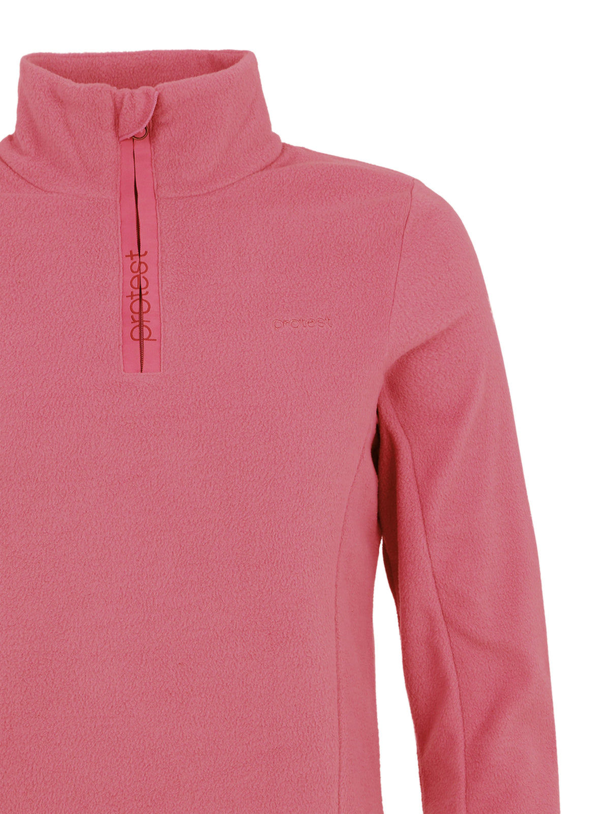 PROTEST MUTEZ 1/4 zip top | Rose Dust