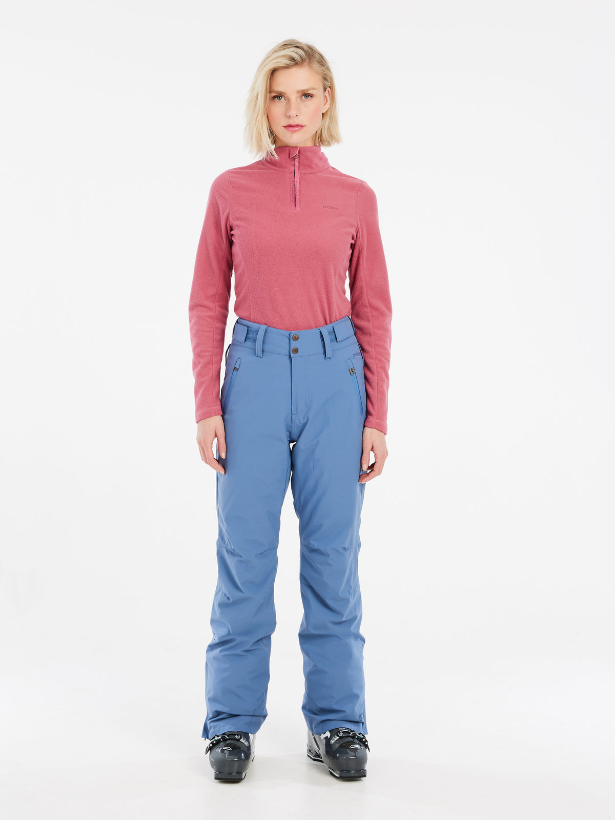 PROTEST MUTEZ 1/4 zip top | Rose Dust