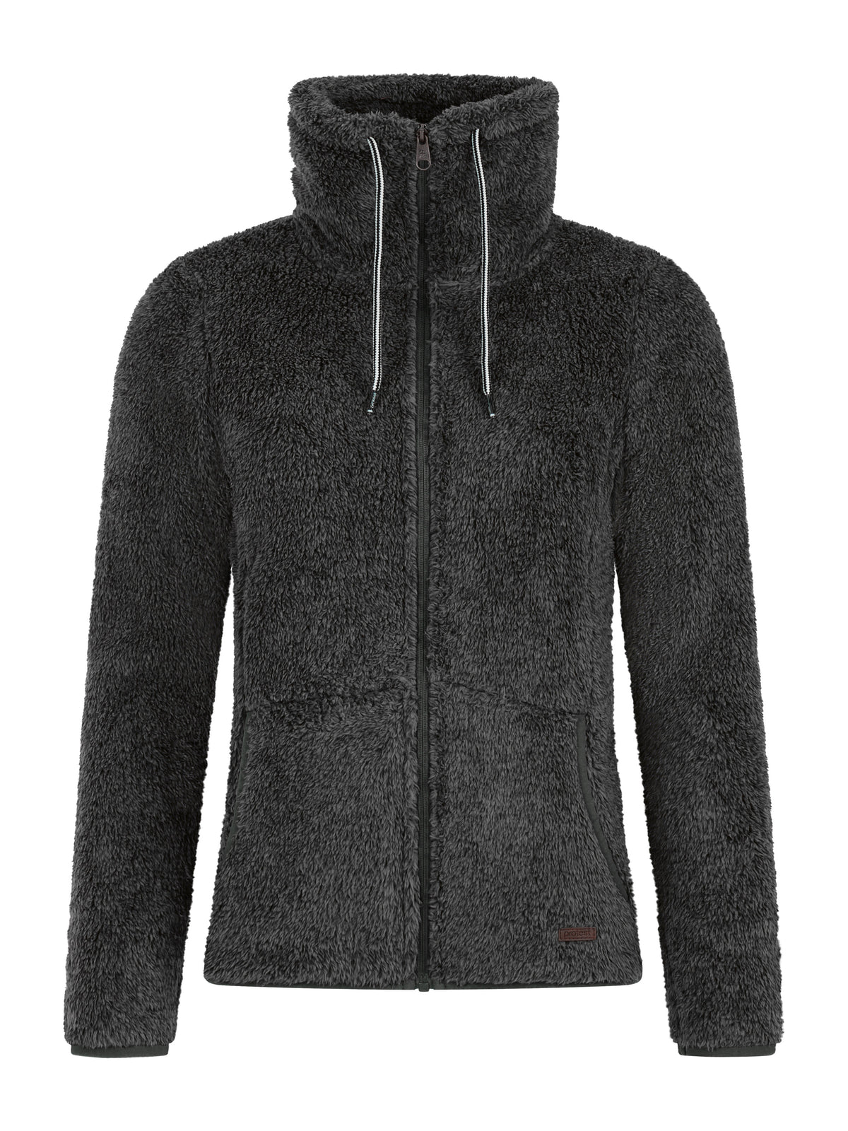 PROTEST RIRI Full Zip Top | Shadow Grey