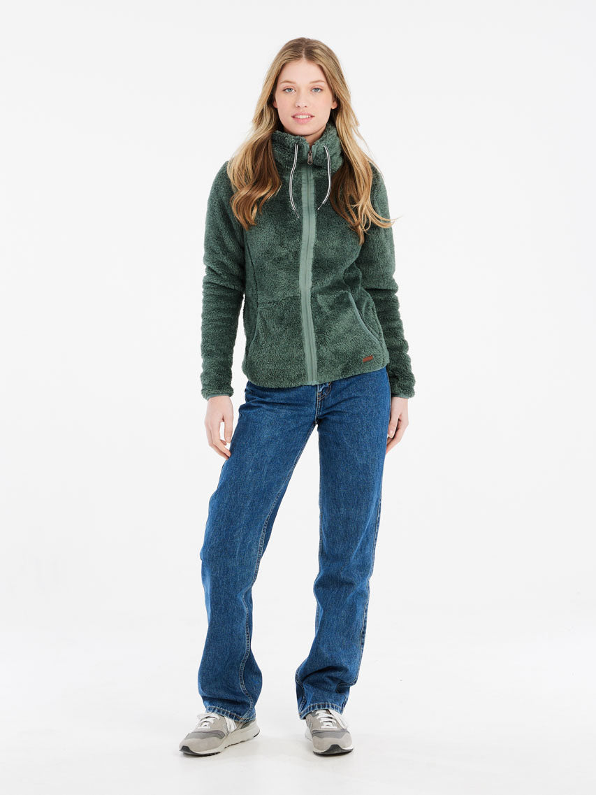 PROTEST RIRI Full Zip Top | Evergreen