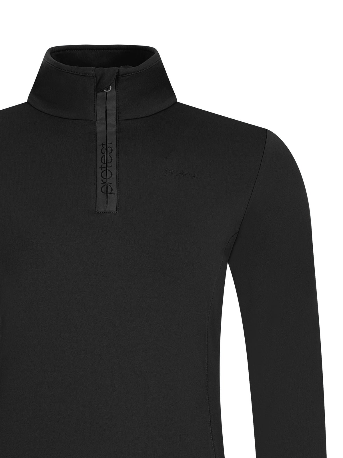 PROTEST REFABRIZ 1/4 Zip Top | True Black