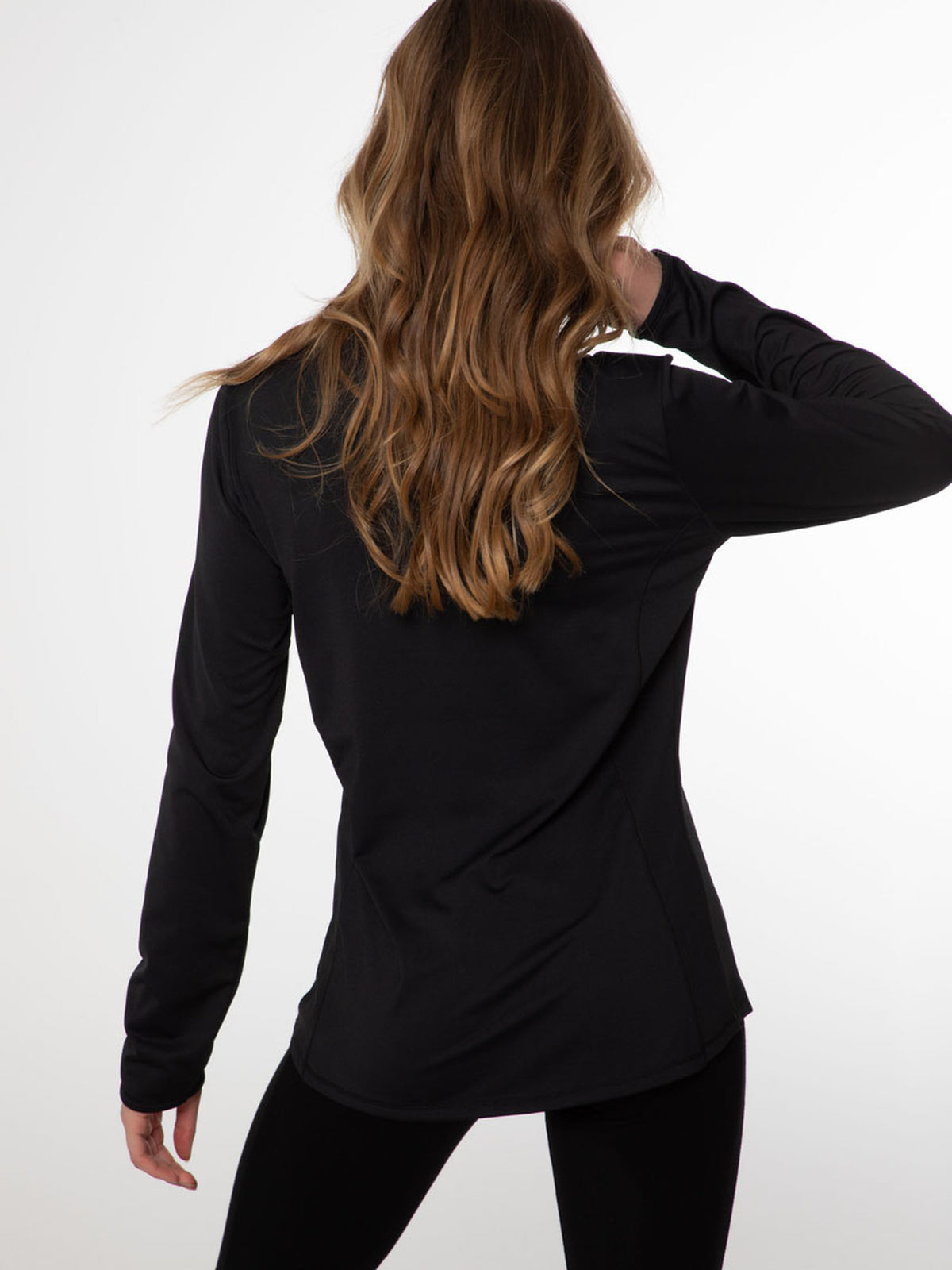 PROTEST REFABRIZ 1/4 Zip Top | True Black