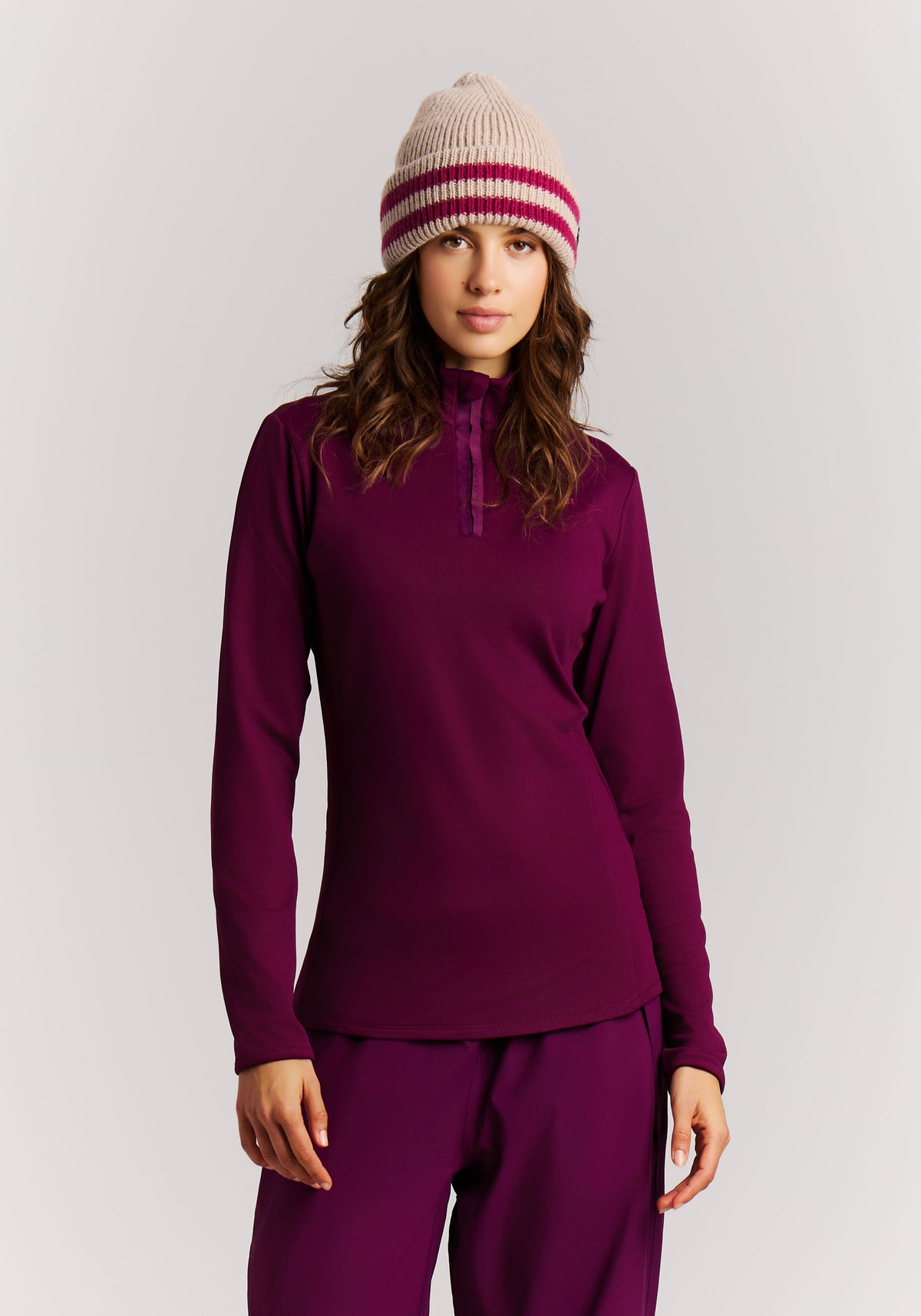 PROTEST REFABRIZ Midlayers 1/4 Zip | Current purple