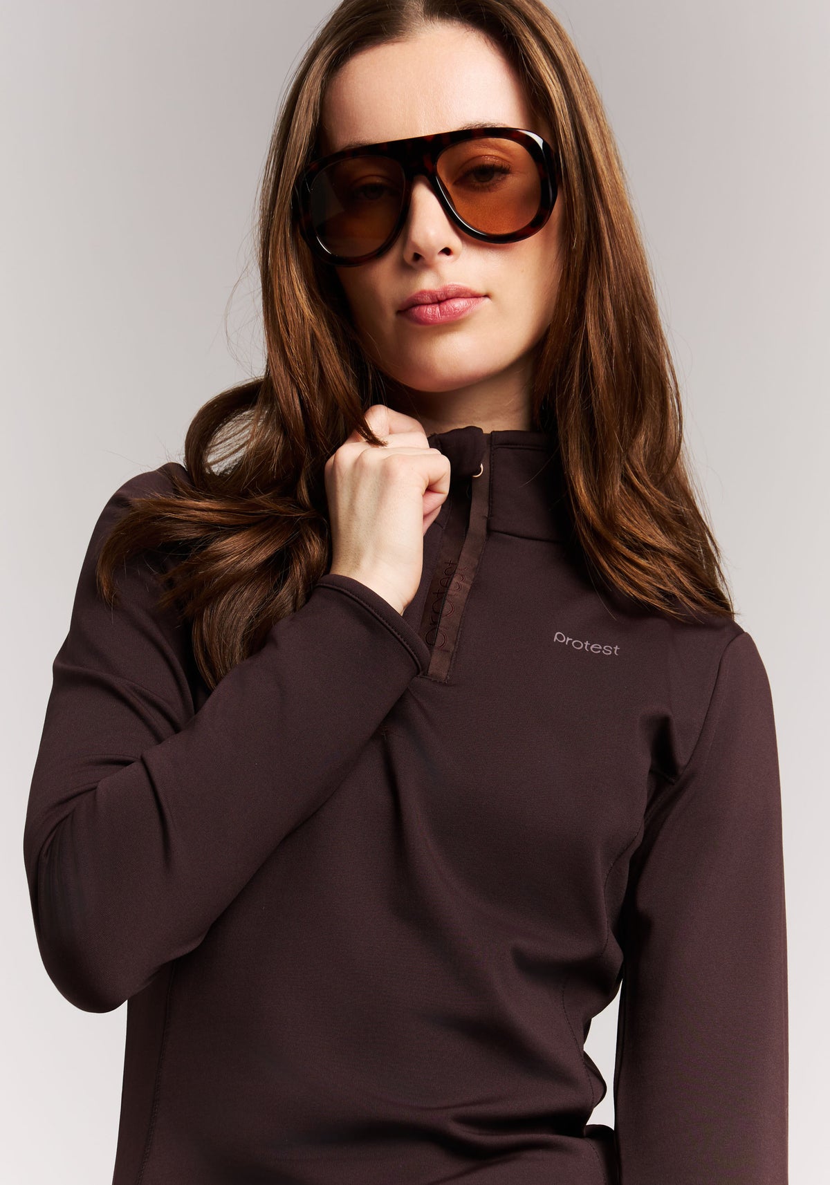 PROTEST REFABRIZ Midlayers 1/4 Zip | Brewbrown