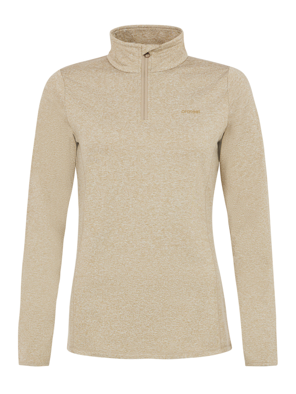 PROTEST REFABRIZM 1/4 zip top | BambooBeige