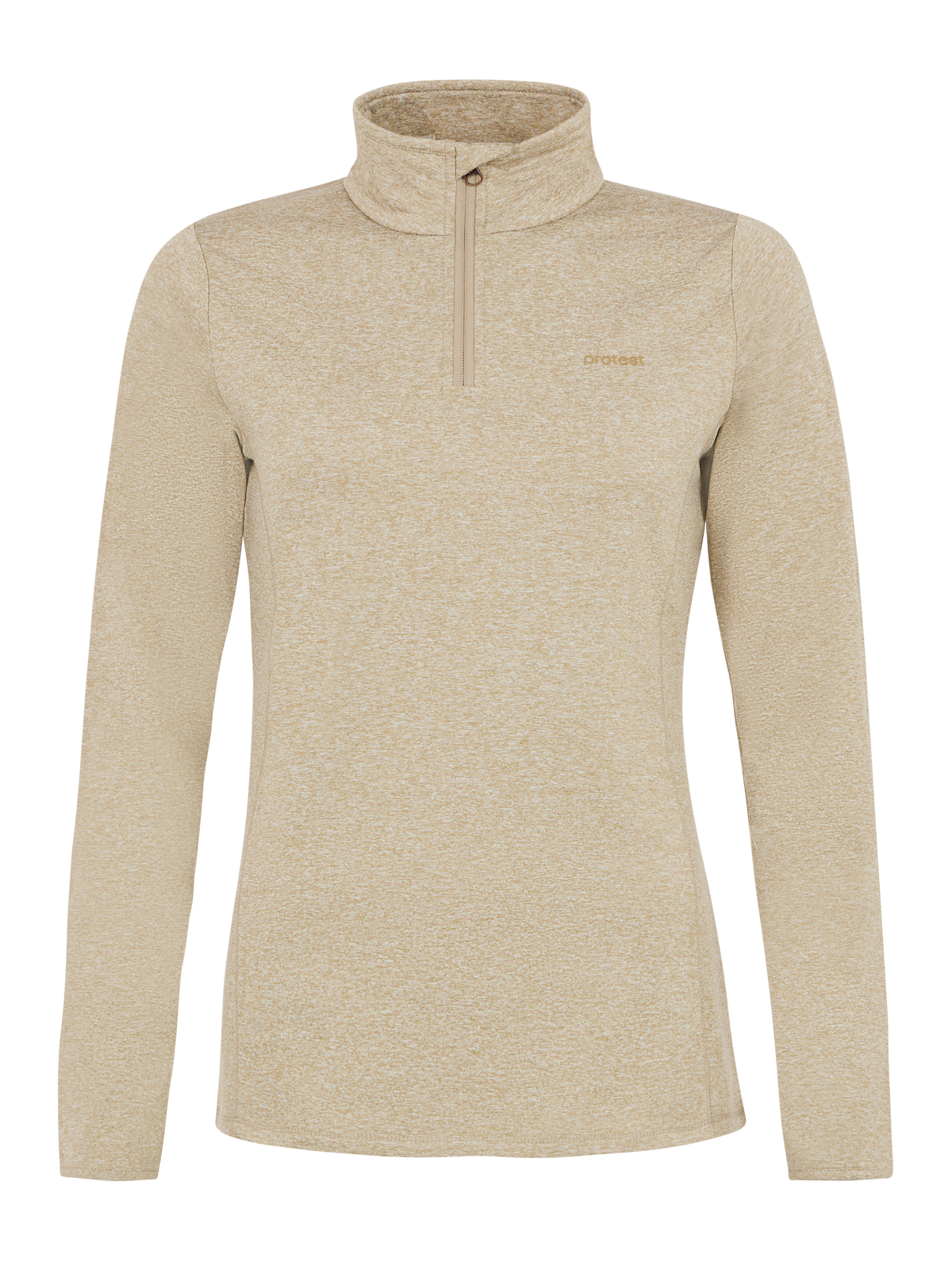 PROTEST REFABRIZM 1/4 zip top | BambooBeige