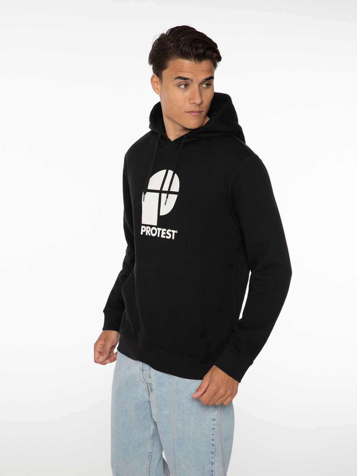 PROTEST CLASSIC LOGO HOODY men | True Black