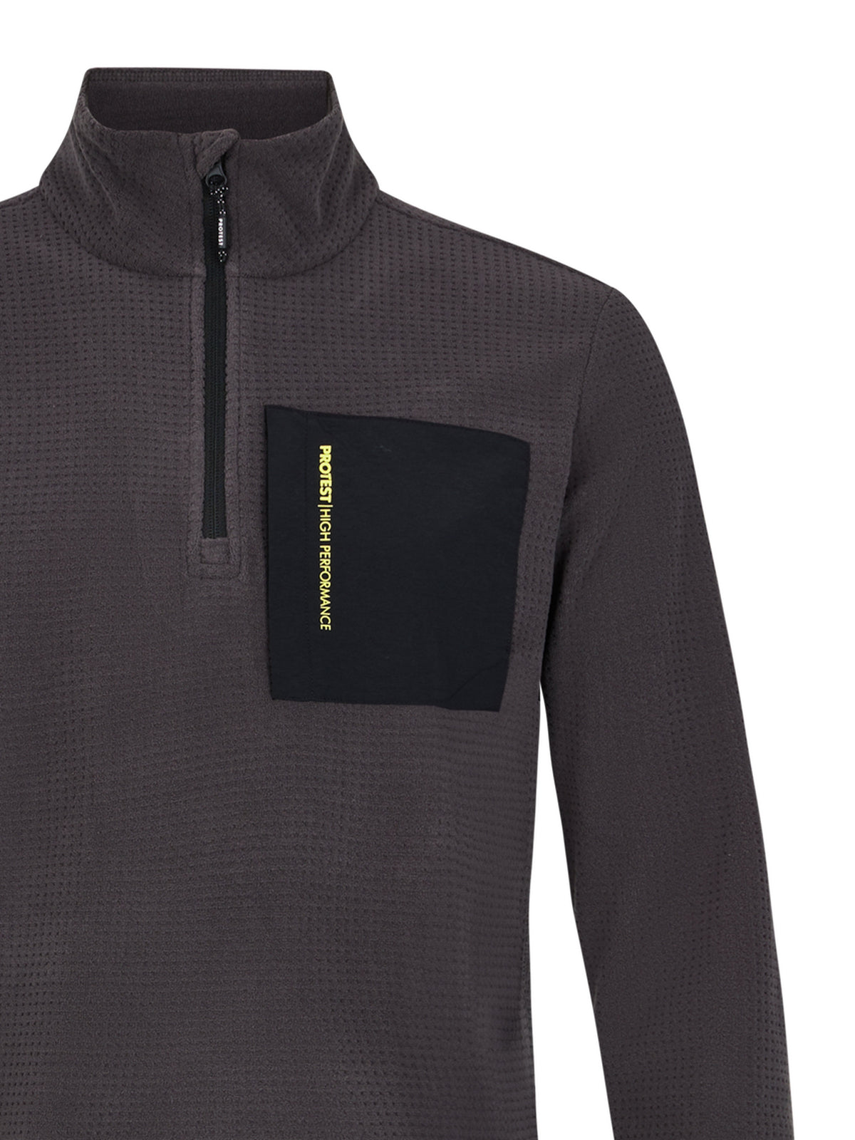 PROTEST PRTCARE 1/4 zip active to | Deep Grey