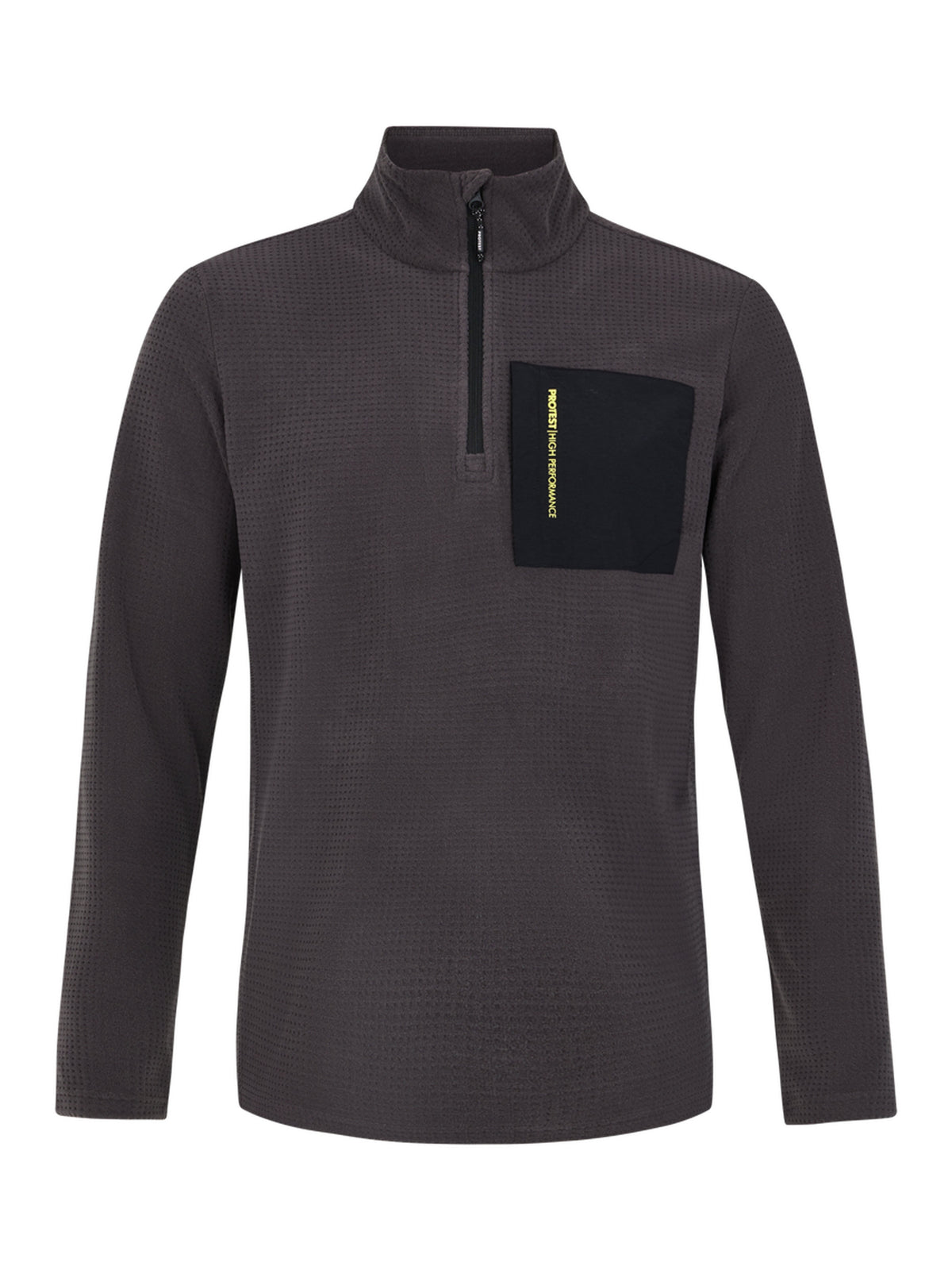 PROTEST PRTCARE 1/4 zip active to | Deep Grey
