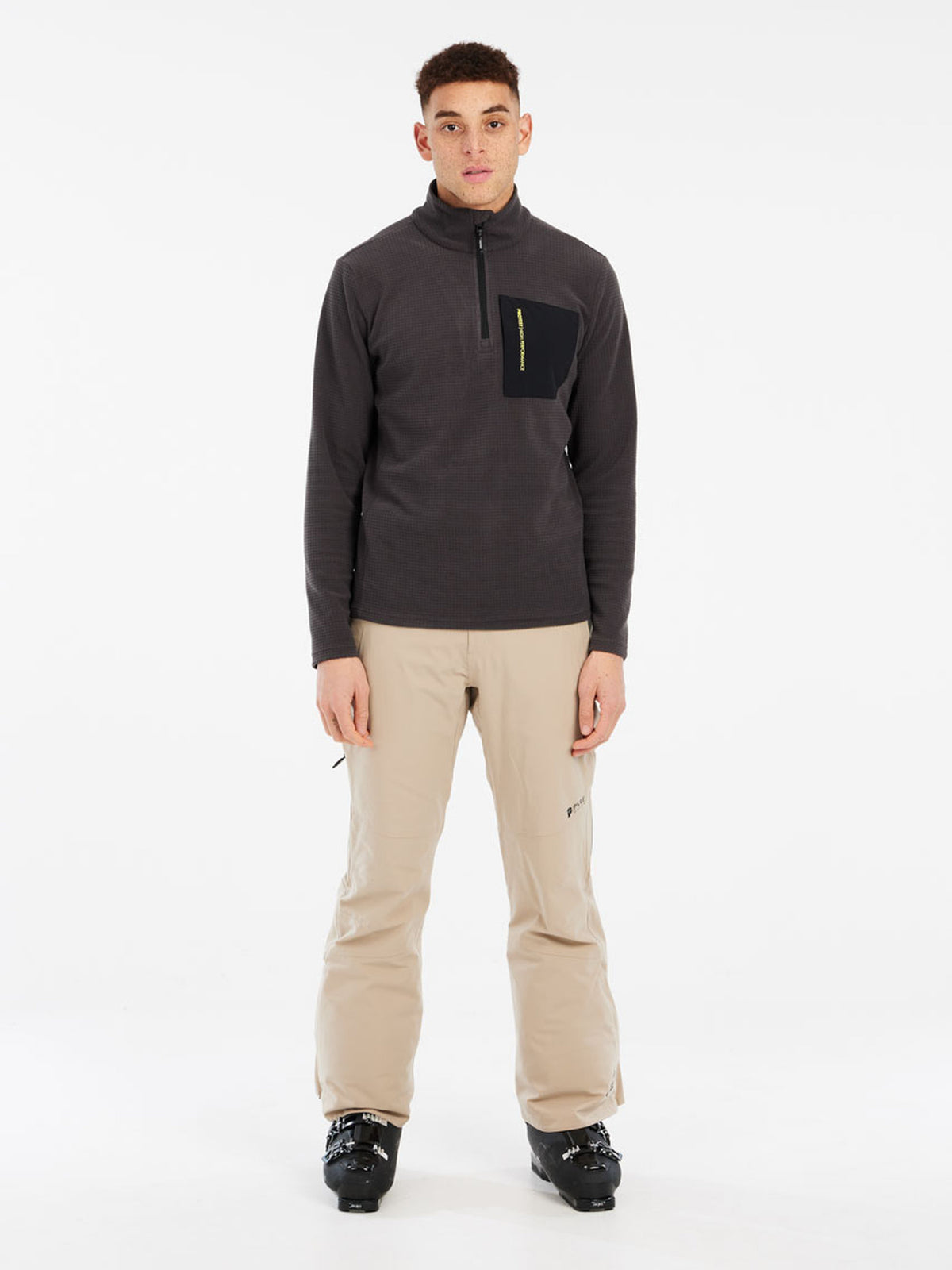 PROTEST PRTCARE 1/4 zip active to | Deep Grey