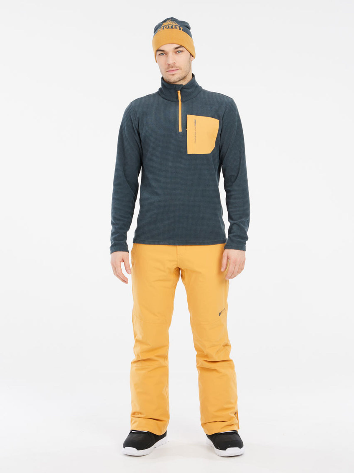 PROTEST PRTCARE 1/4 zip active to | Yale Blue