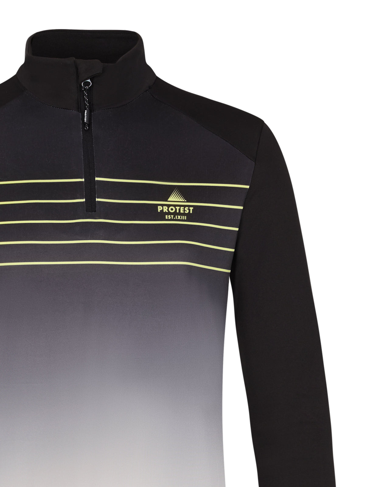 PROTEST PRTBIGBY 1/4 zip active t | True Black