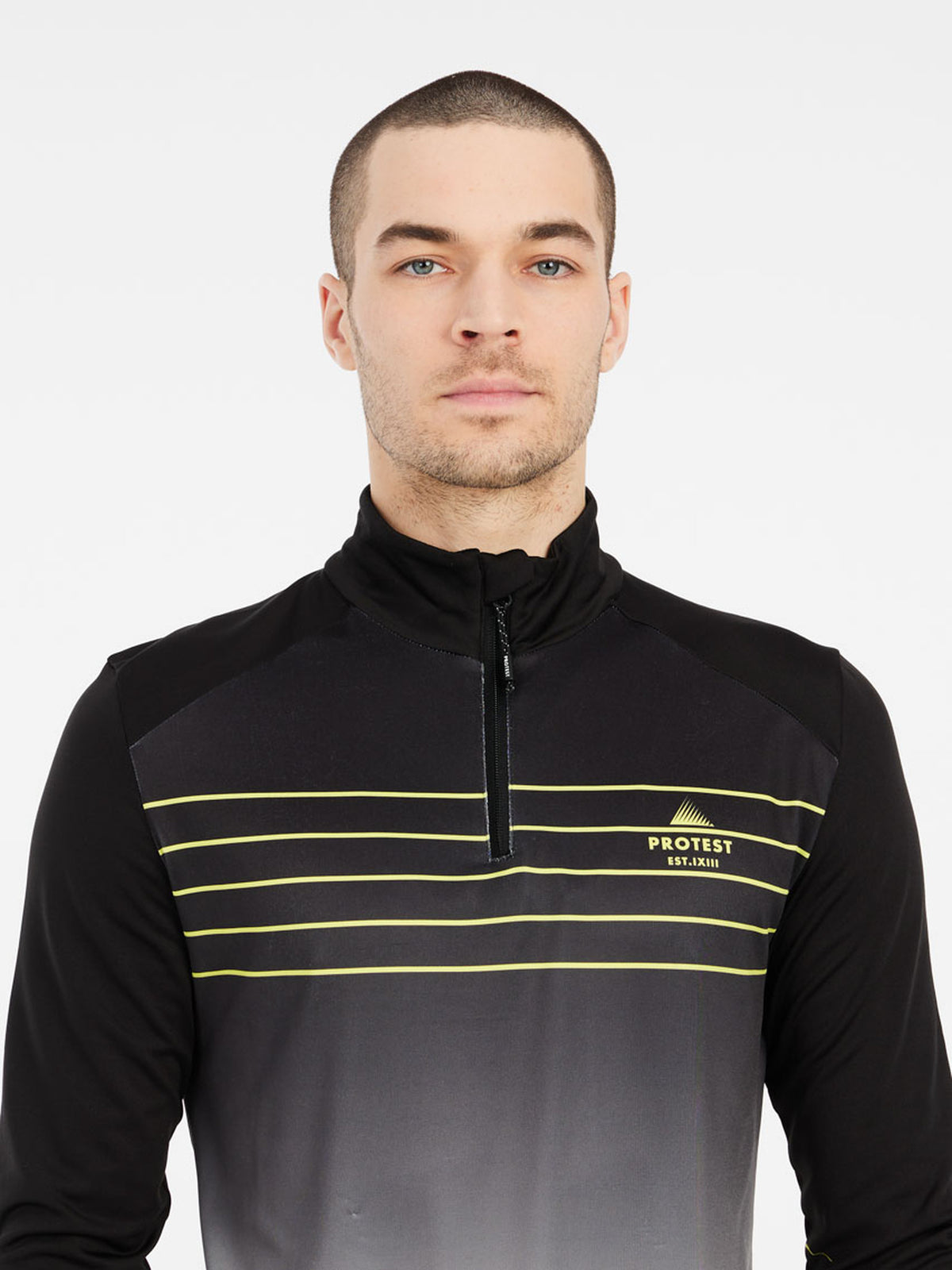 PROTEST PRTBIGBY 1/4 zip active t | True Black