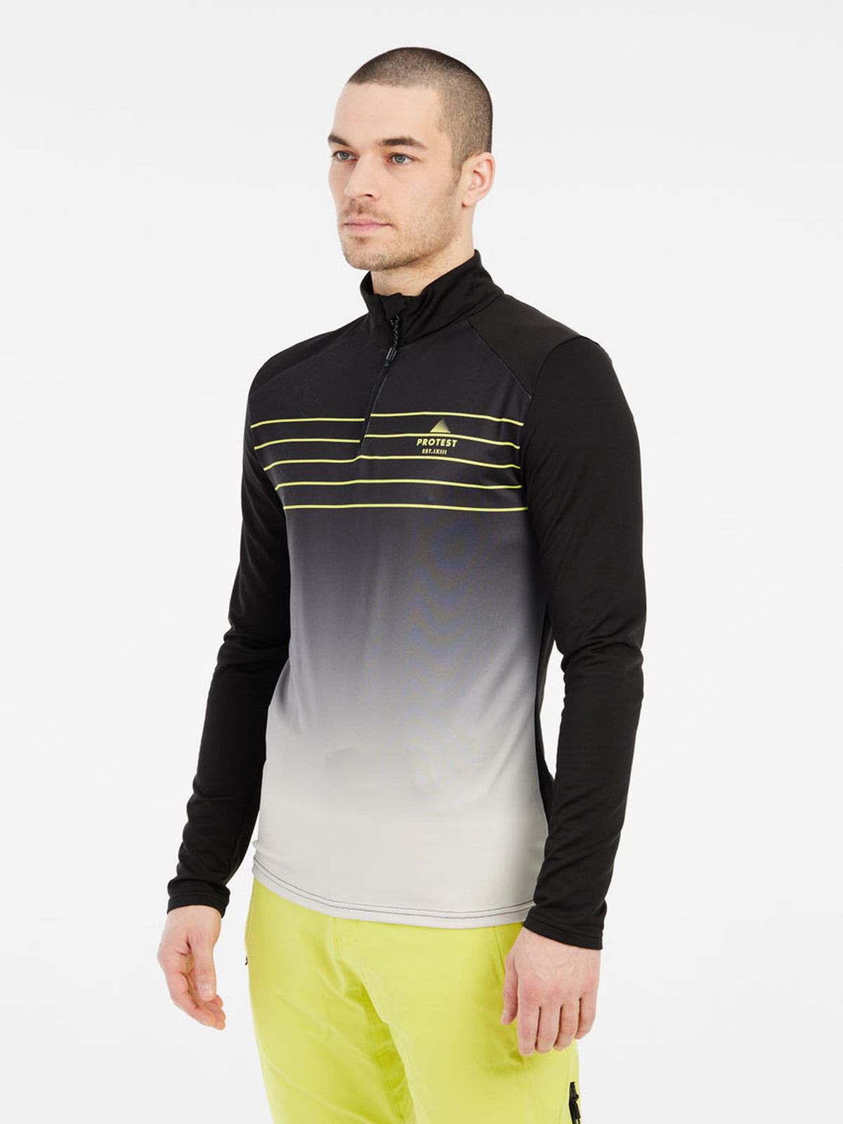PROTEST PRTBIGBY 1/4 zip active t | True Black