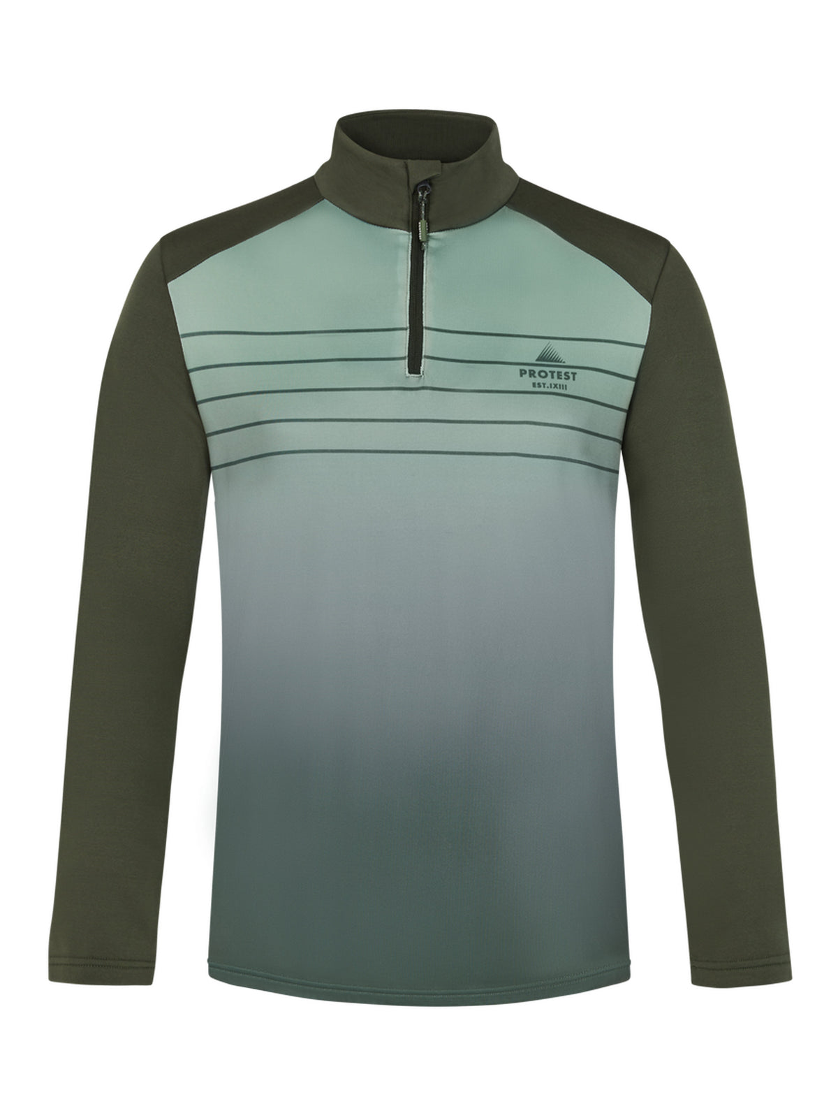 PROTEST PRTBIGBY 1/4 zip active t | Thyme