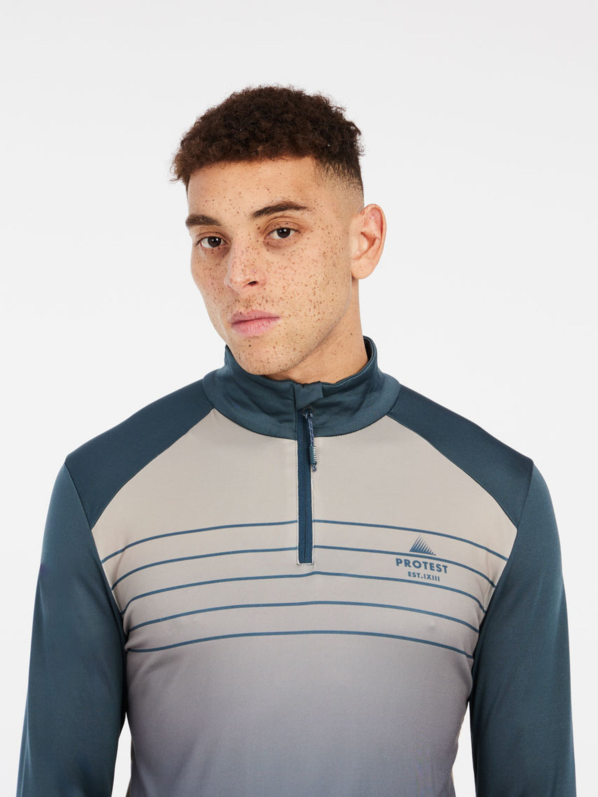 PROTEST PRTBIGBY 1/4 zip active t | Yale Blue