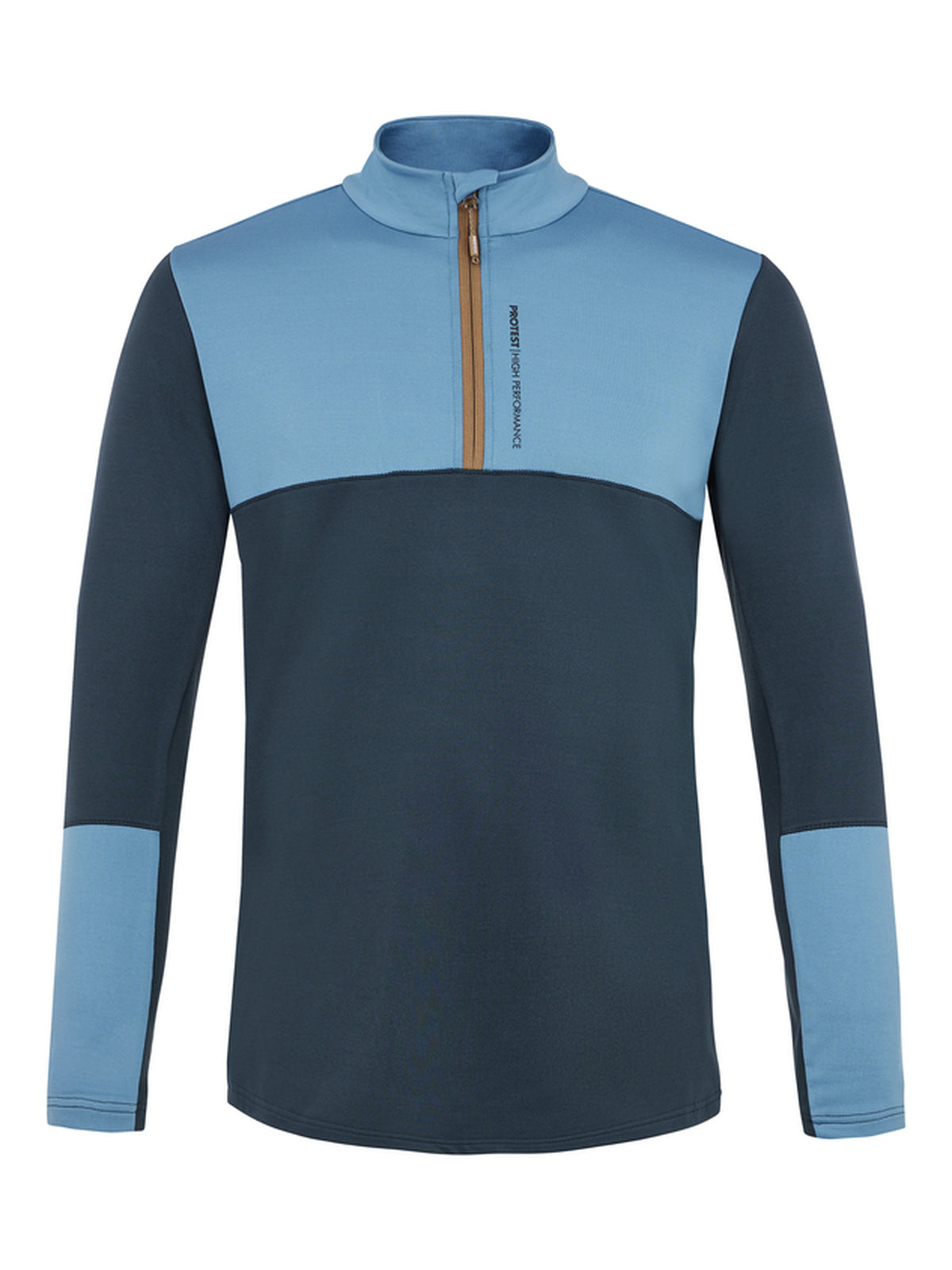 PROTEST PRTSITANO 1/4 zip top | Blue Nights