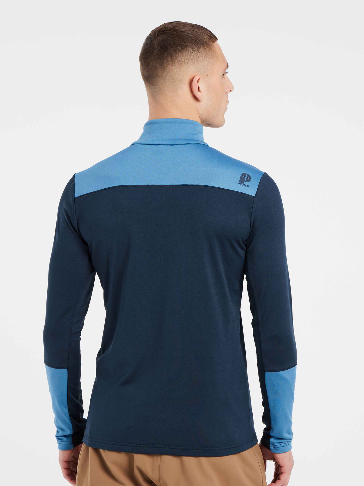 PROTEST PRTSITANO 1/4 zip top | Blue Nights