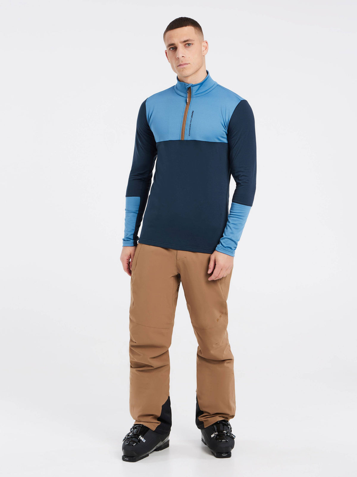 PROTEST PRTSITANO 1/4 zip top | Blue Nights