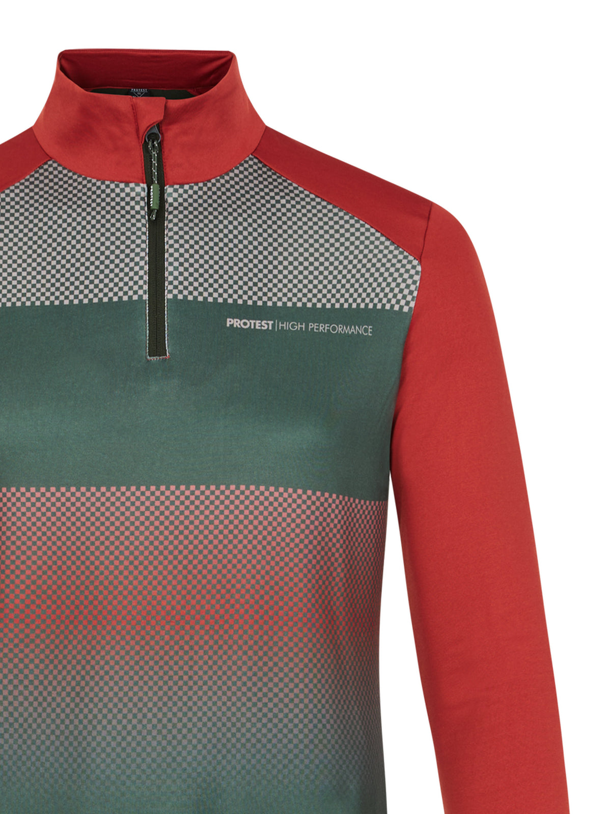 PROTEST PRTENVILLE 1/4 zip active | Thyme