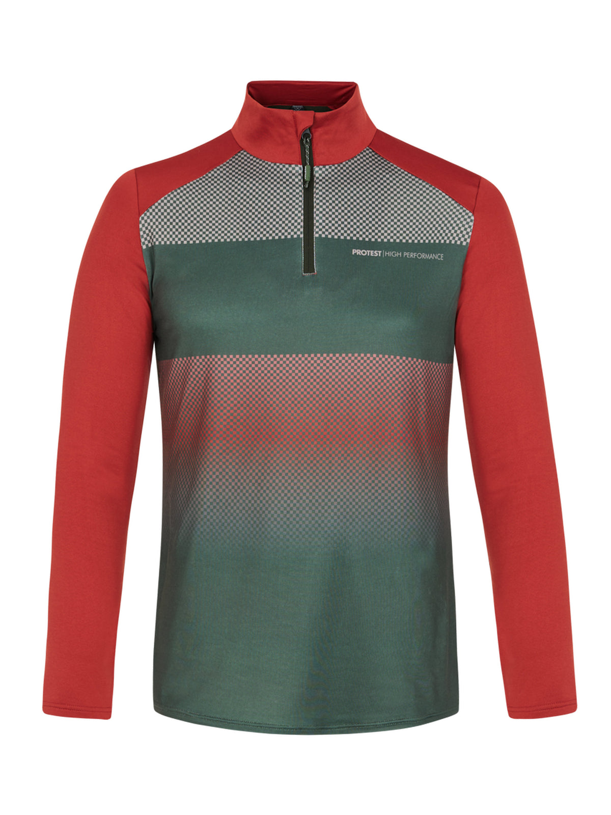 PROTEST PRTENVILLE 1/4 zip active | Thyme