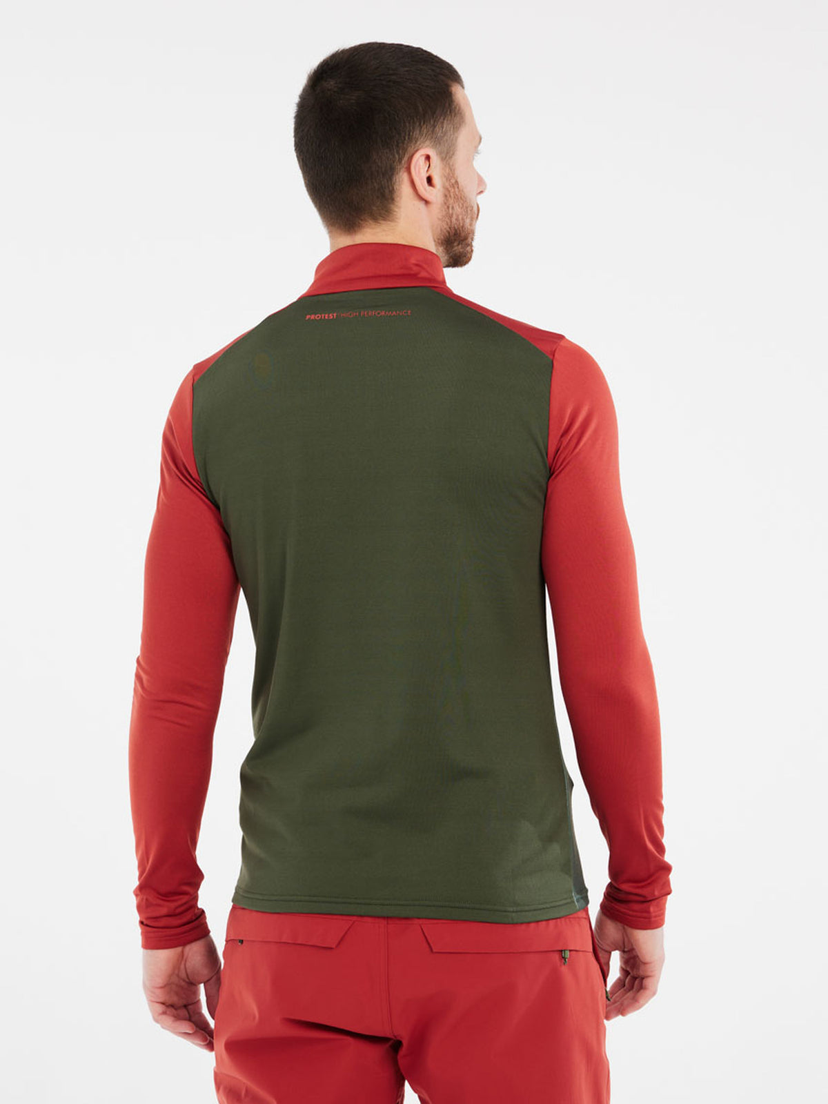 PROTEST PRTENVILLE 1/4 zip active | Thyme