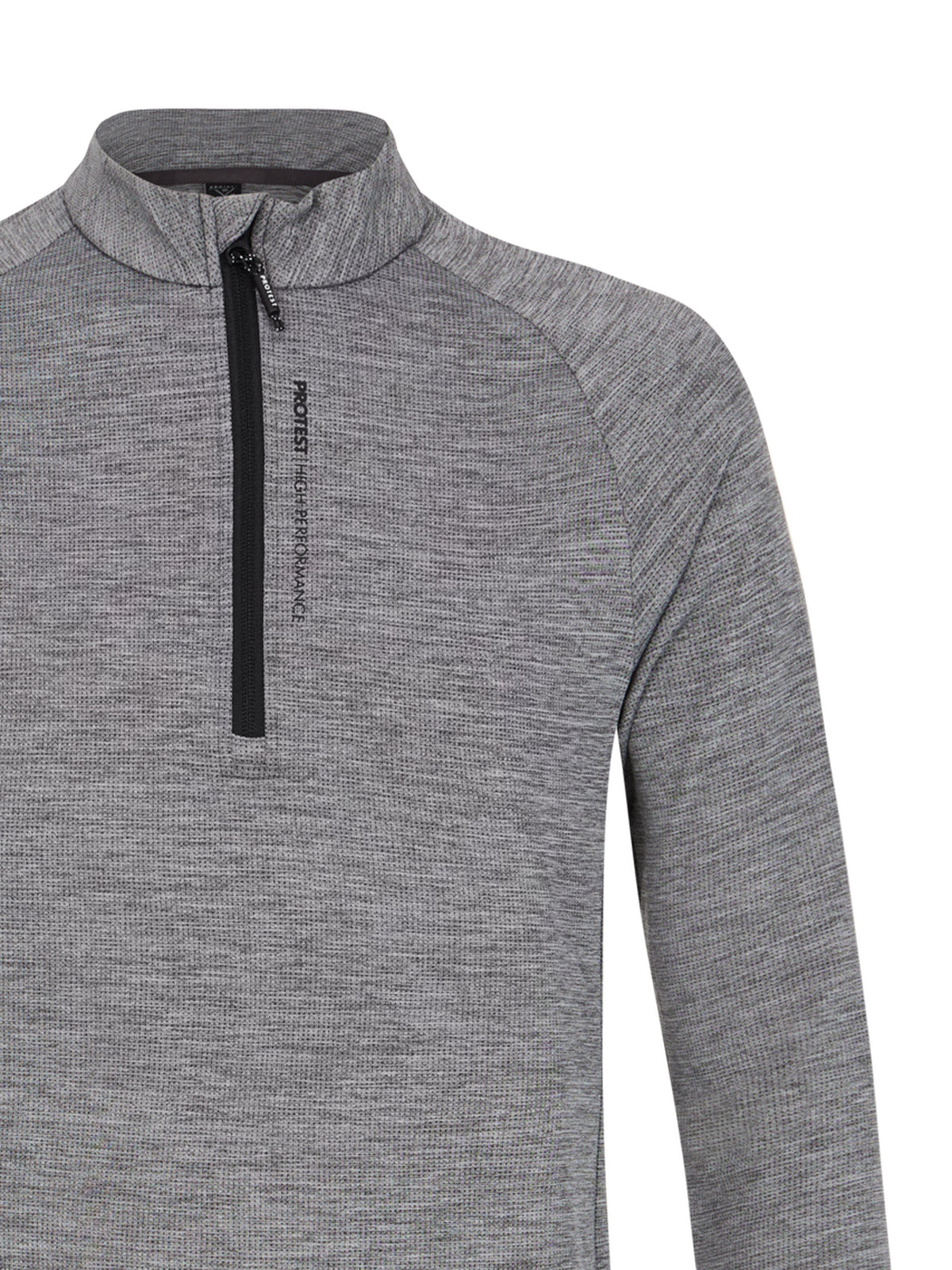 PROTEST PRTHENRY 1/4 zip active t | Deep Grey