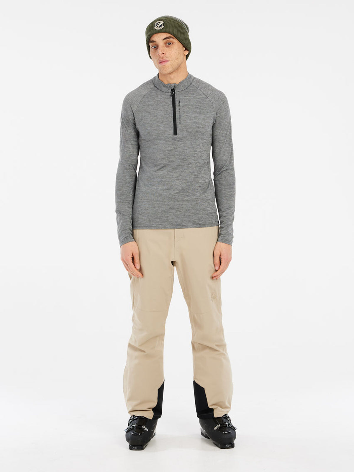 PROTEST PRTHENRY 1/4 zip active t | Deep Grey