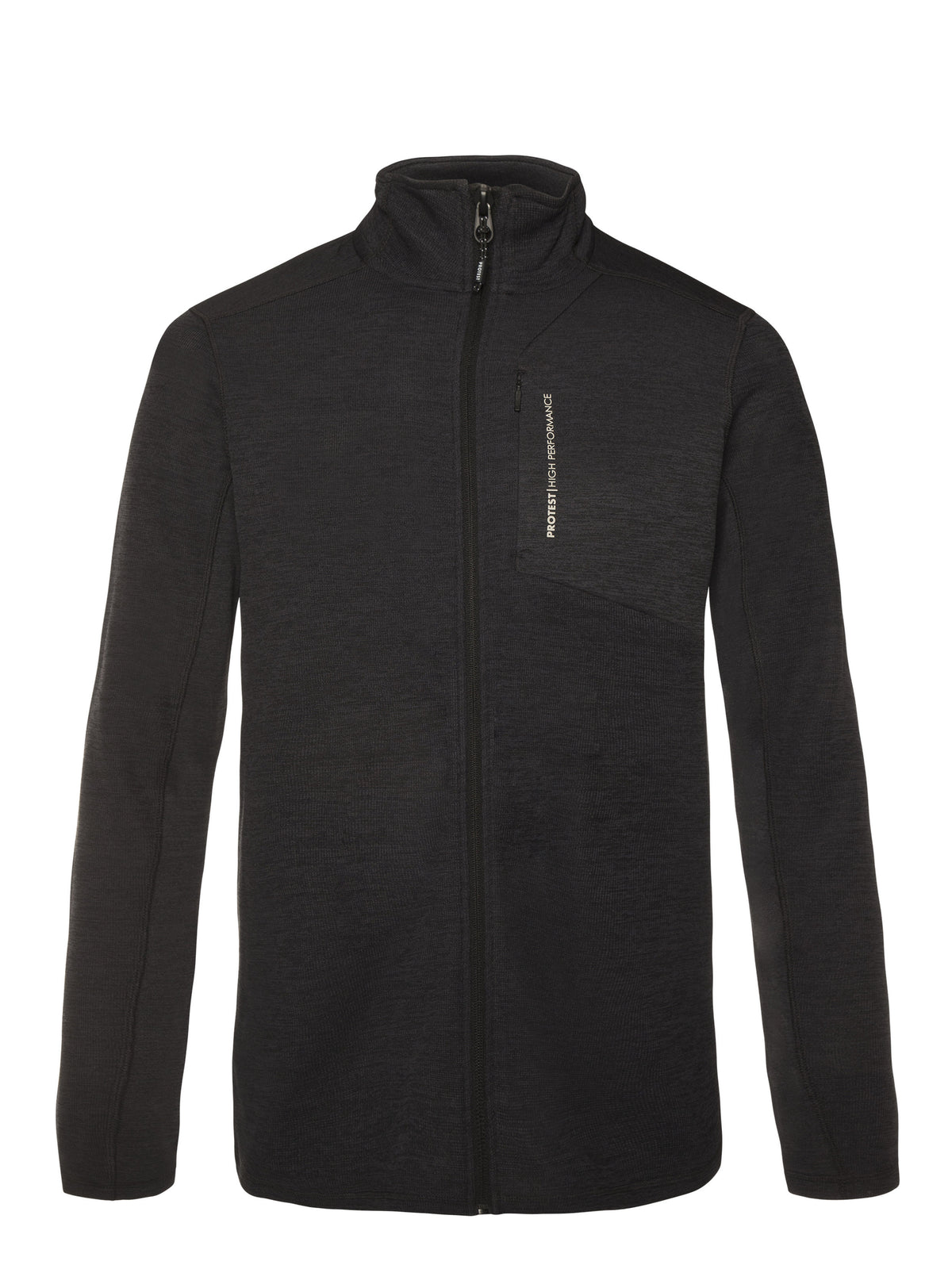 PROTEST KARAOKE full zip top | True Black