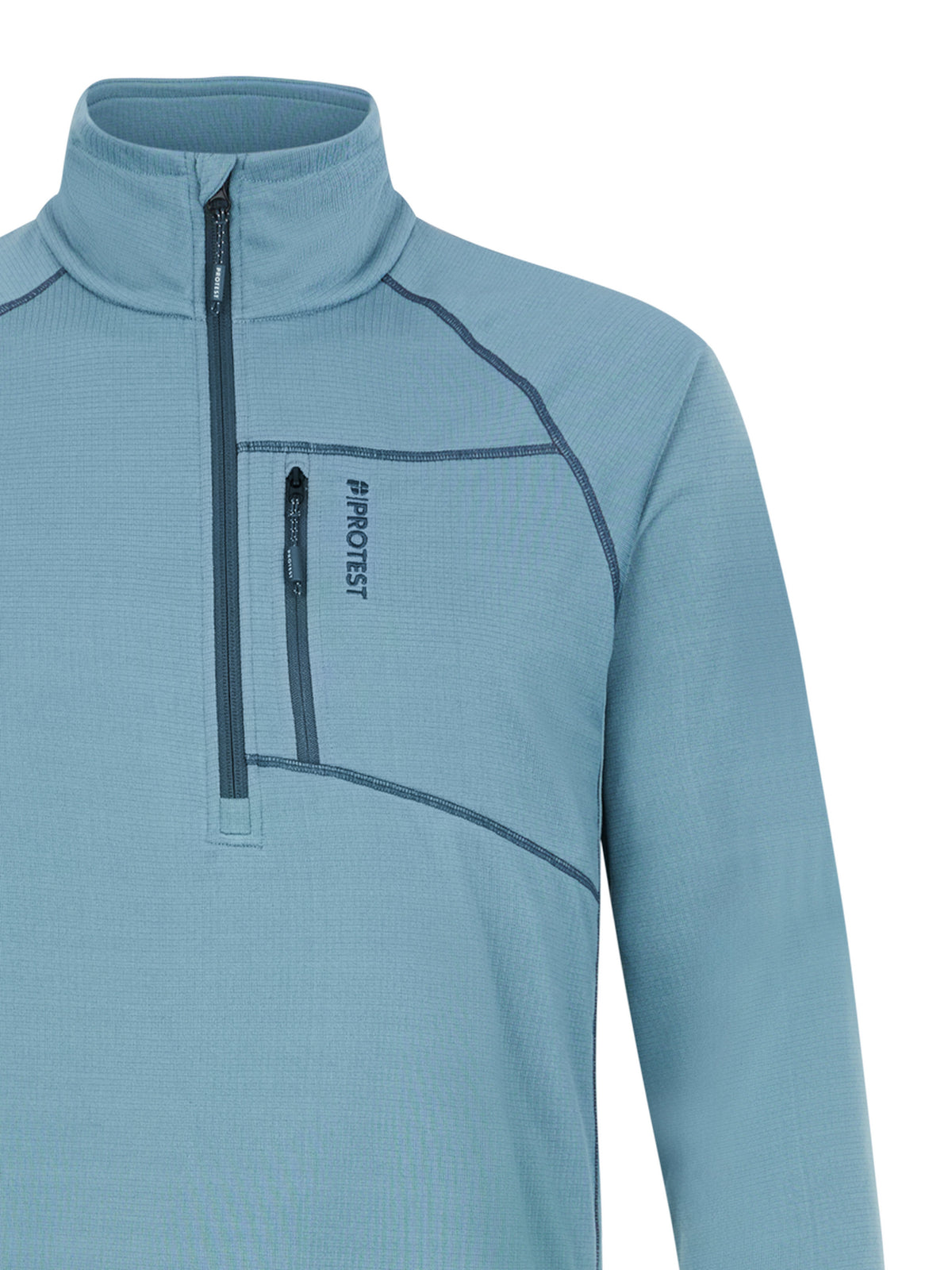 PROTEST PRTKODY 1/4 zip active to | Steel Blue