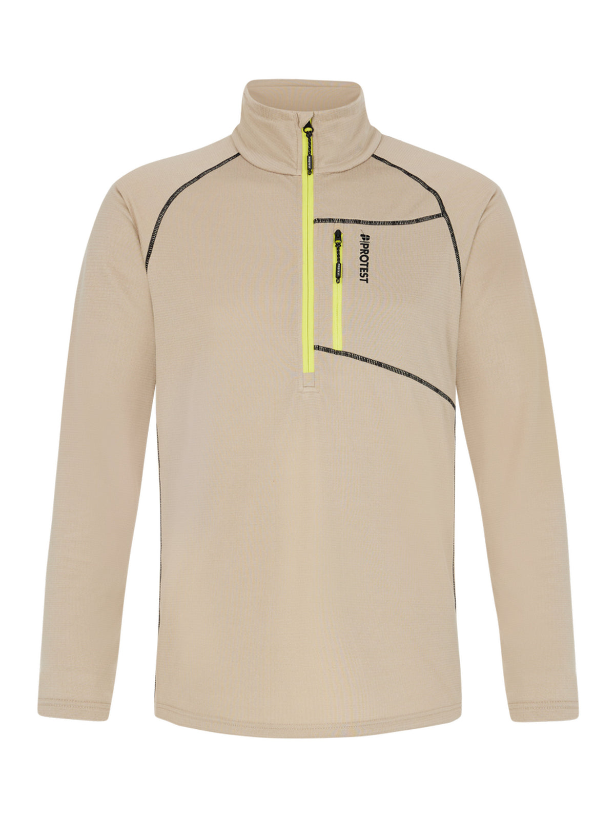 PROTEST PRTKODY 1/4 zip active to | BambooBeige