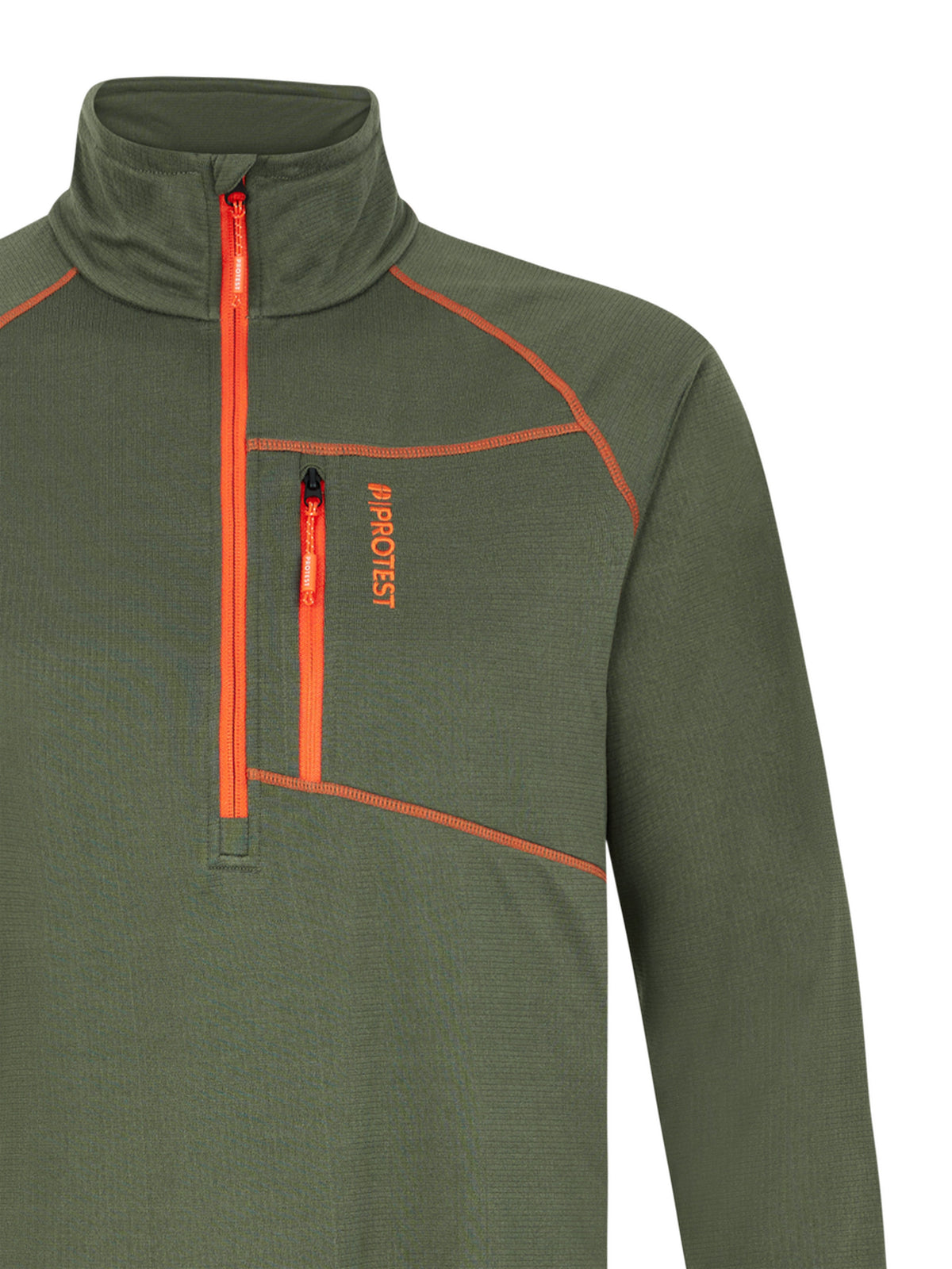 PROTEST PRTKODY 1/4 zip active to | Thyme