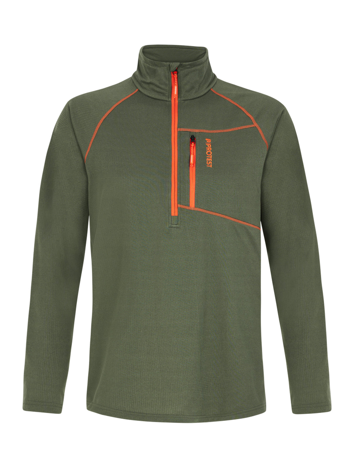 PROTEST PRTKODY 1/4 zip active to | Thyme