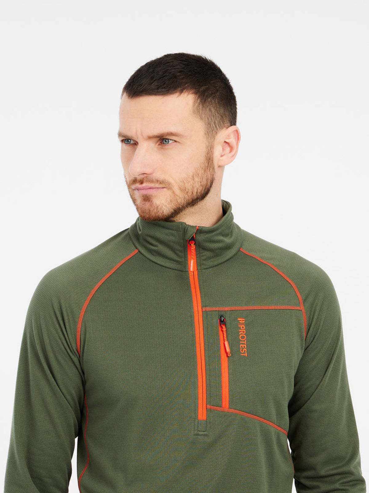 PROTEST PRTKODY 1/4 zip active to | Thyme
