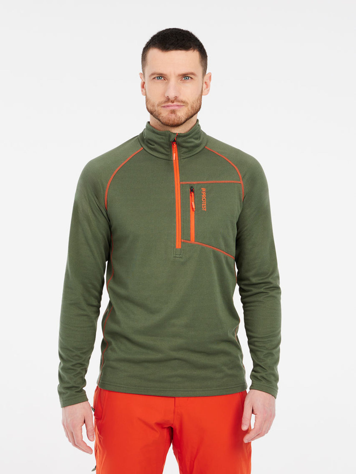 PROTEST PRTKODY 1/4 zip active to | Thyme