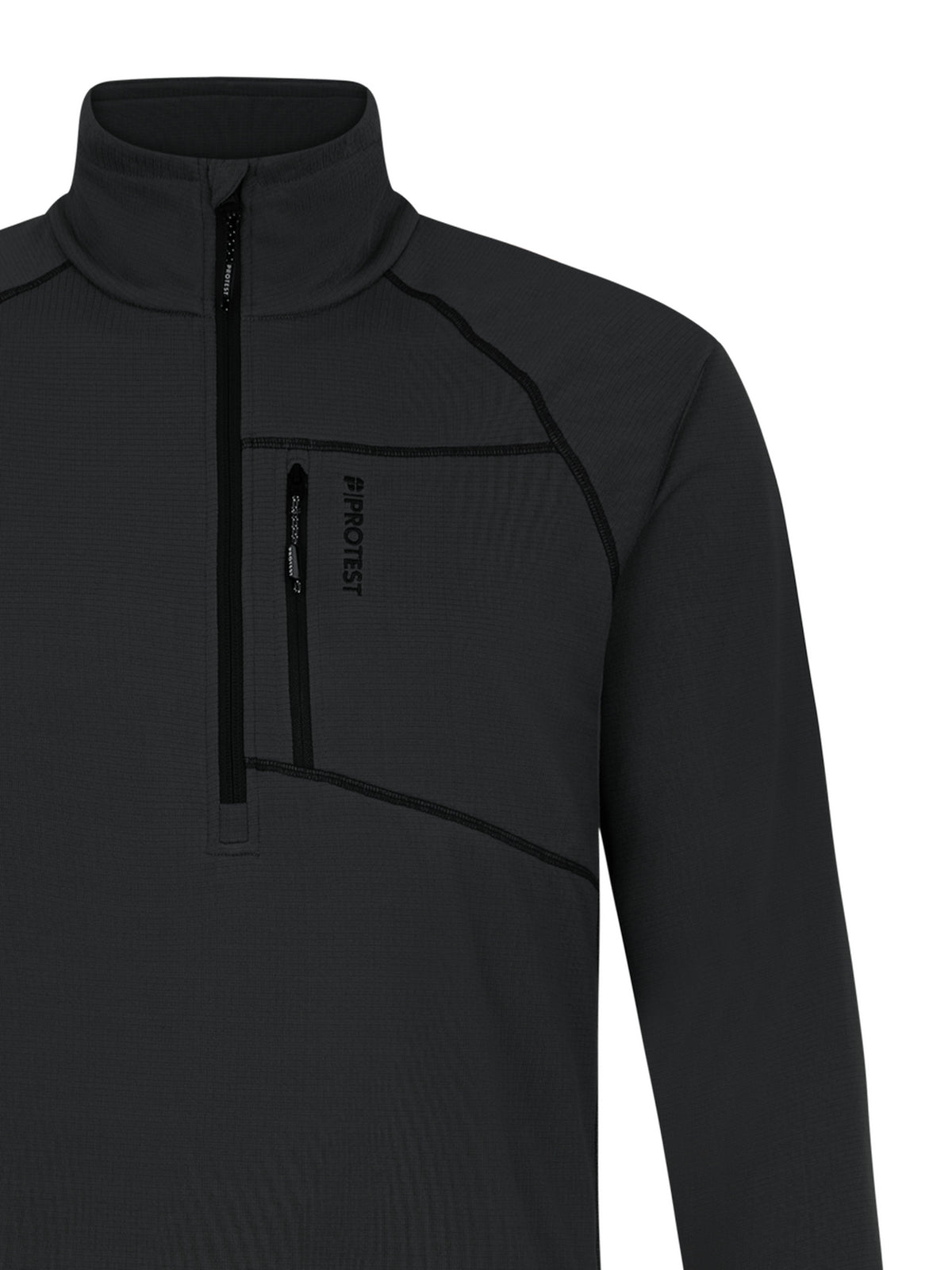 PROTEST PRTKODY 1/4 zip active to | Deep Grey