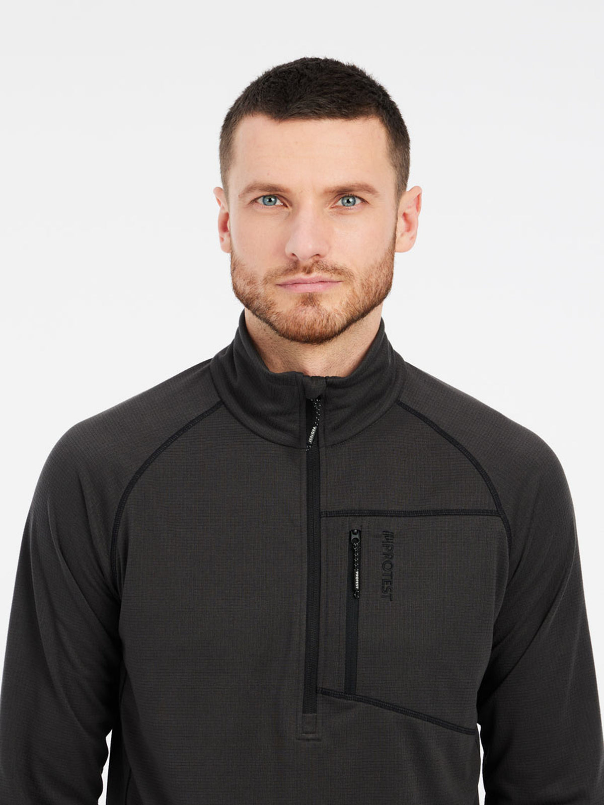 PROTEST PRTKODY 1/4 zip active to | Deep Grey