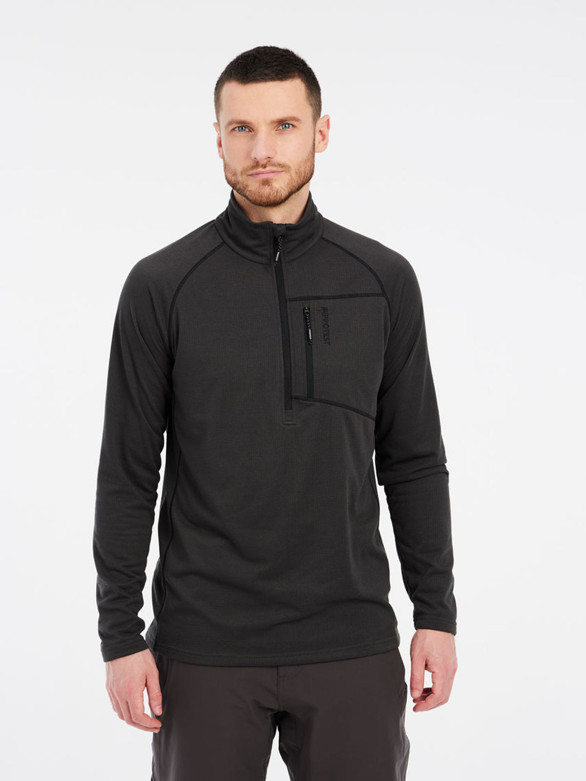 PROTEST PRTKODY 1/4 zip active to | Deep Grey