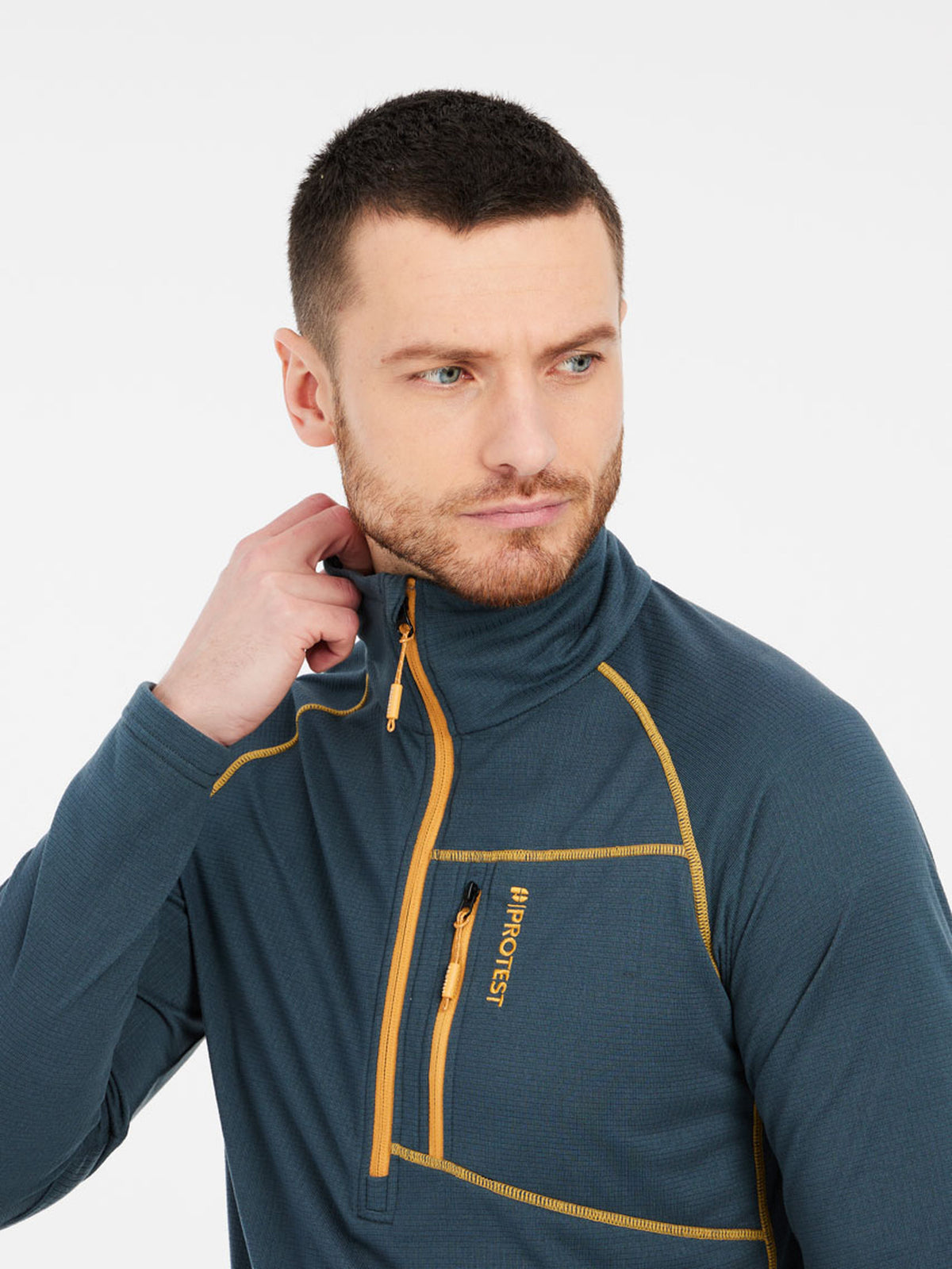 PROTEST PRTKODY 1/4 zip active to | Yale Blue