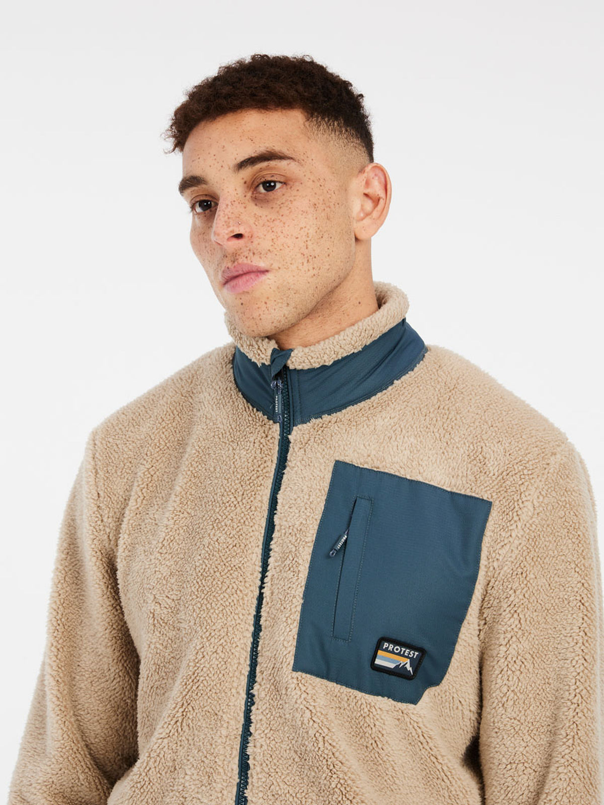 PROTEST PRTLOAD outdoor fullzipto | BambooBeige