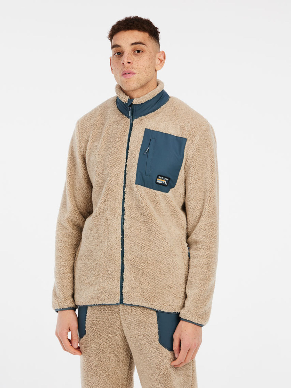 PROTEST PRTLOAD outdoor fullzipto | BambooBeige