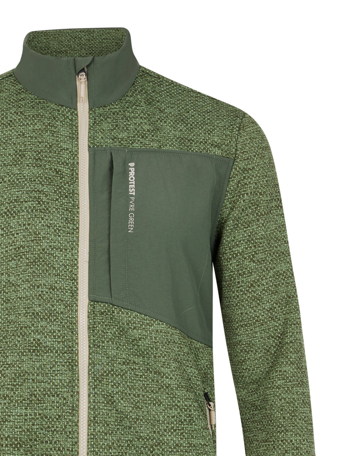 PROTEST PRTHARPER outdoor fullzip | Marl Green