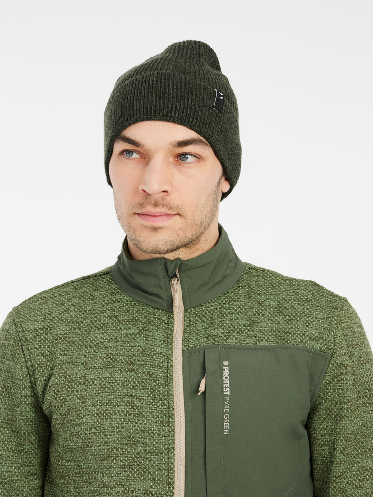 PROTEST PRTHARPER outdoor fullzip | Marl Green