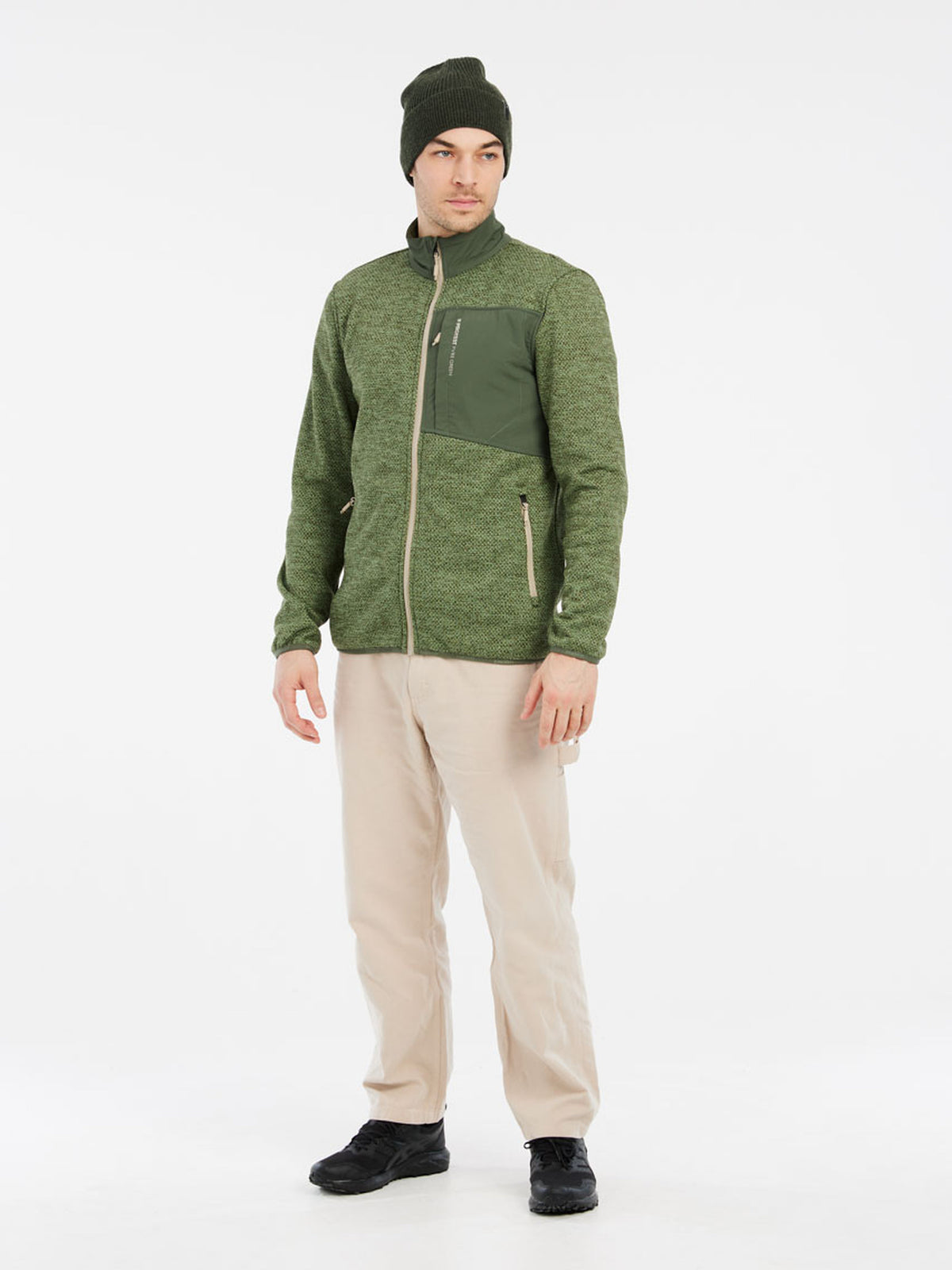 PROTEST PRTHARPER outdoor fullzip | Marl Green