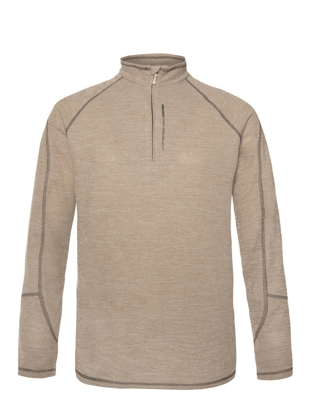 PROTEST PRTLOUISIANA 1/4 zip top | Kitoffwhite