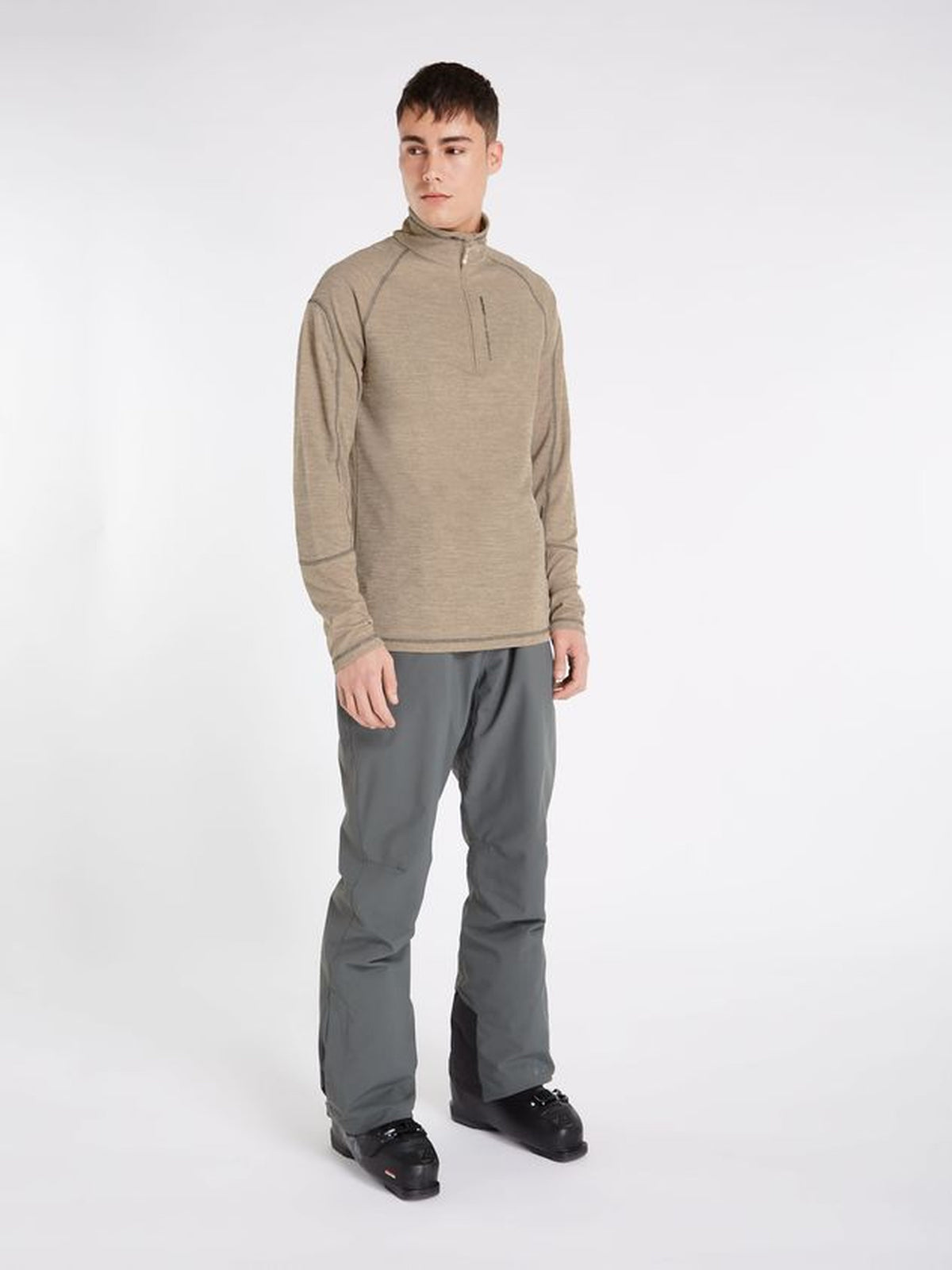 PROTEST PRTLOUISIANA 1/4 zip top | Kitoffwhite