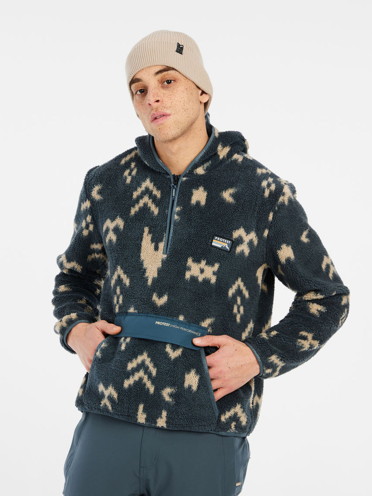 PROTEST PRTFOULDEN outdoor hoody | Yale Blue